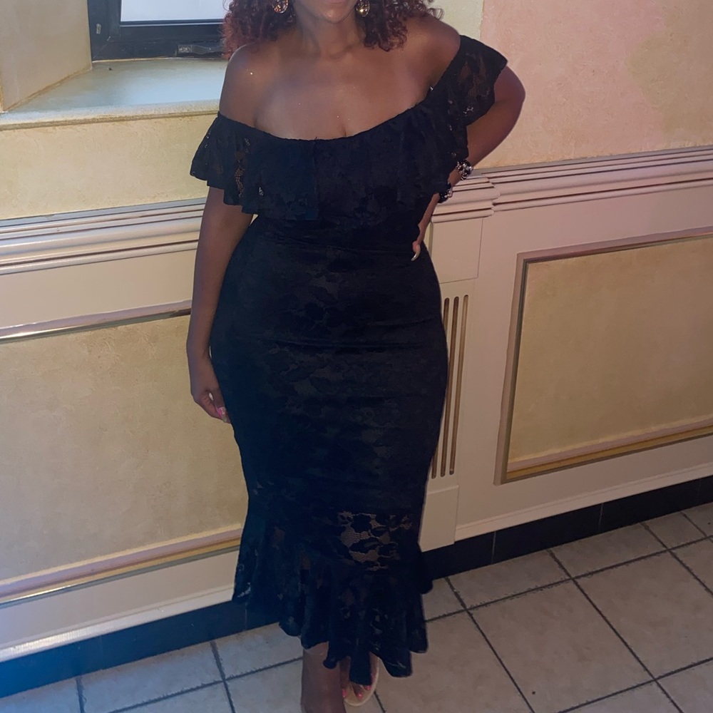 Black lace Fashionova dress